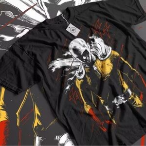 Anime One Punch Man Saitama Manga Fashion Tshirt NEW XL Mens Women Games Fashion